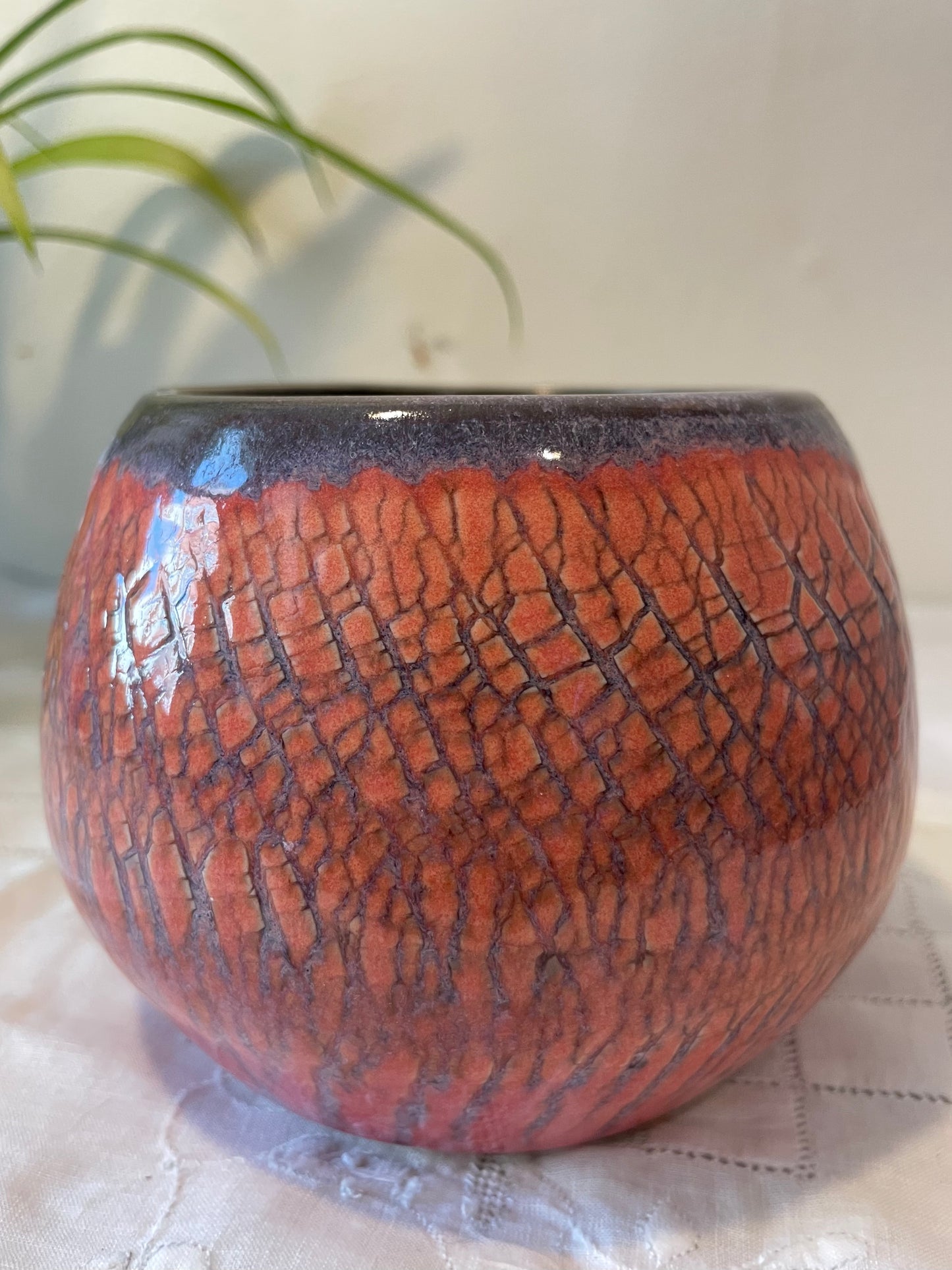 Pink Sodium Silicate Vase