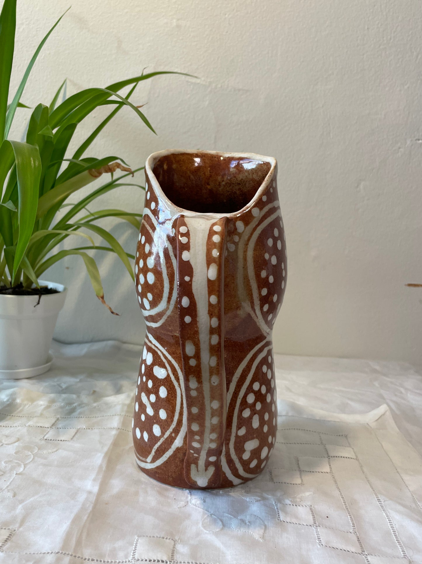 Polka Dot Pitcher