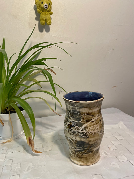 Abstract Horse Tall Cup