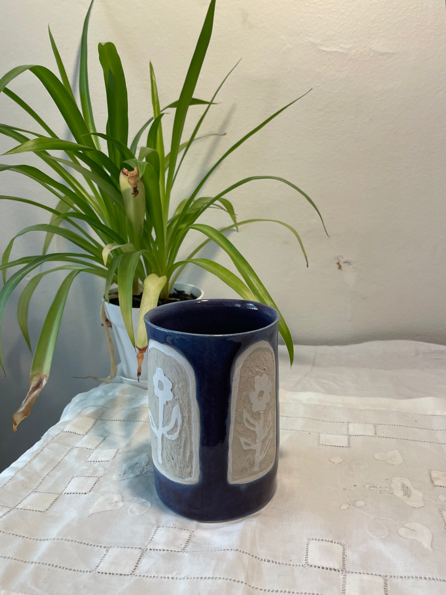 Purple Window Carving Cup