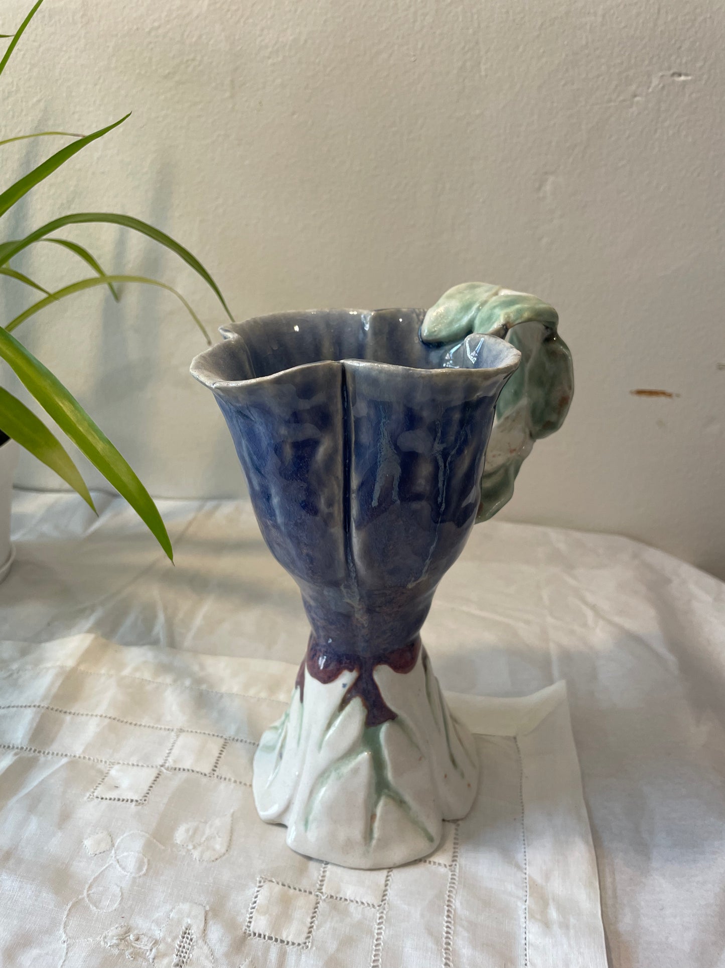 Tall Blue Petal Chalice