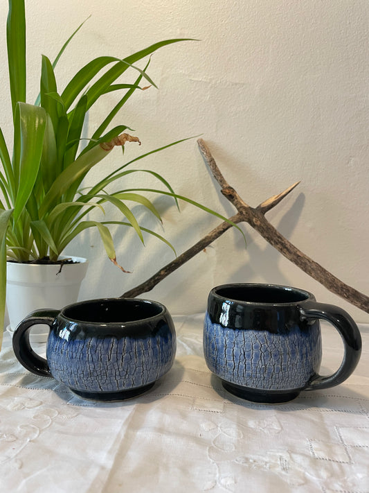 Sodium Silicate Mug Pair
