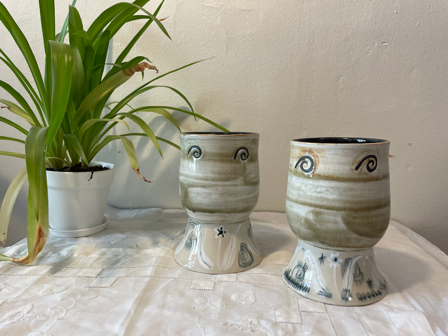 Playful Spiral Cups