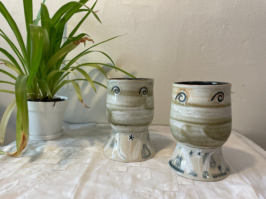 Playful Spiral Cups