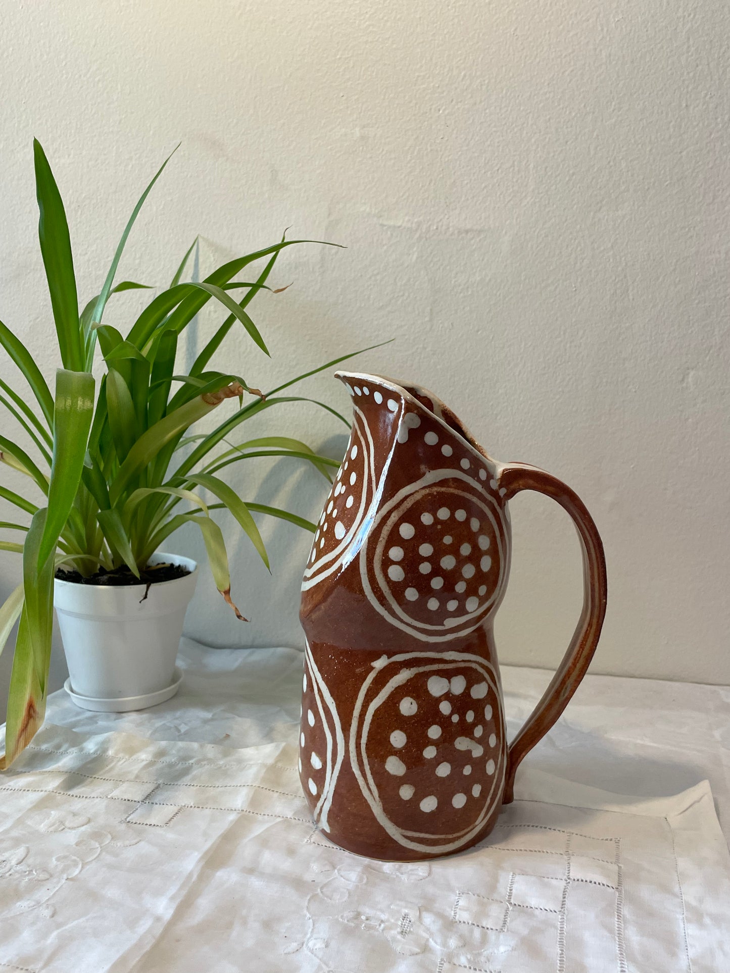 Polka Dot Pitcher