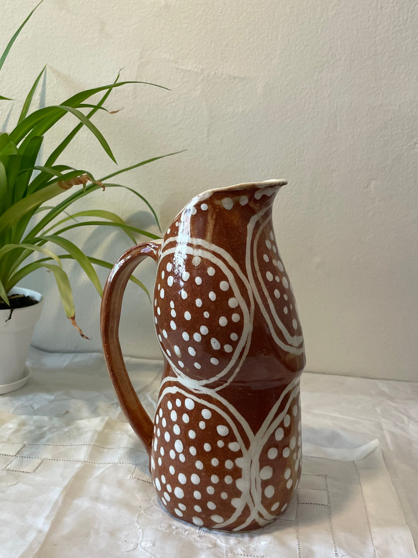 Polka Dot Pitcher