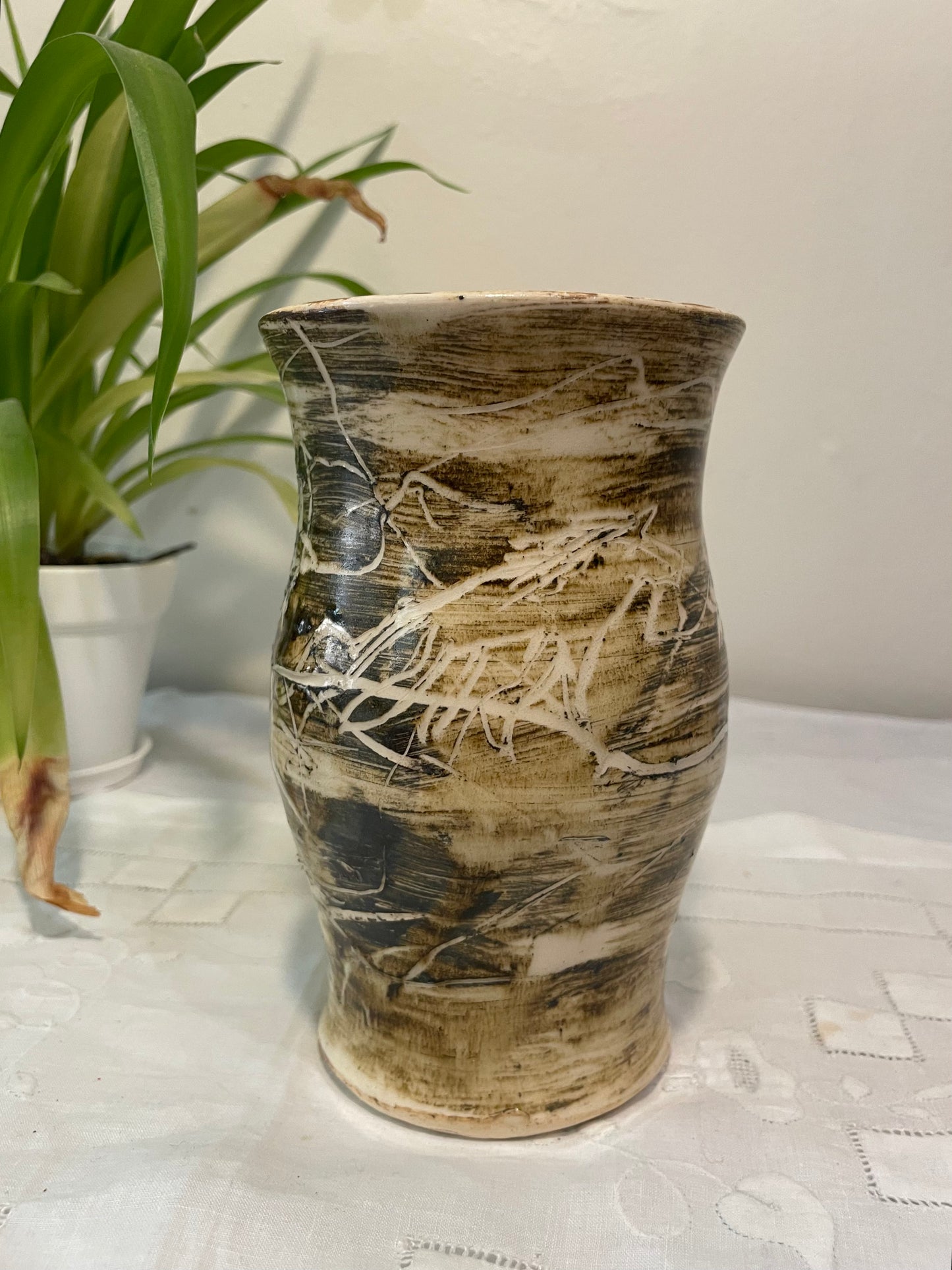 Abstract Horse Tall Cup