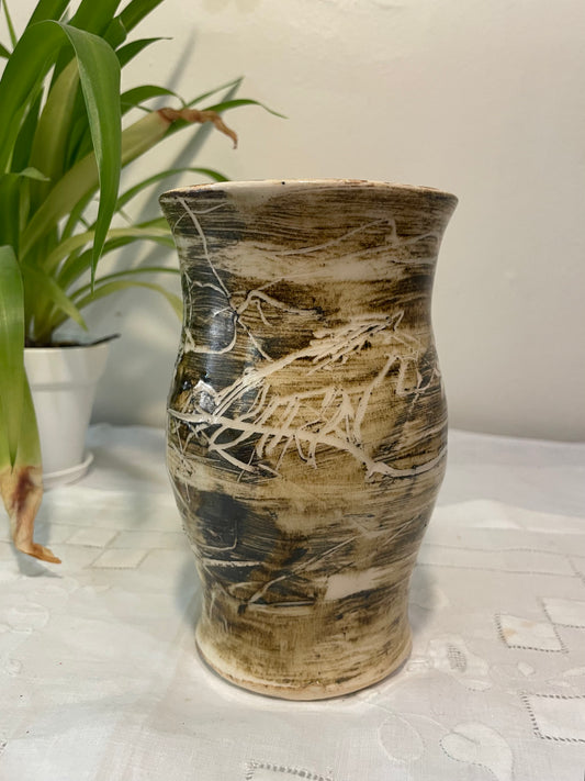 Abstract Horse Tall Cup