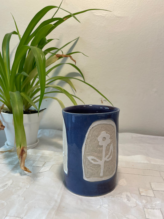 Purple Window Carving Cup