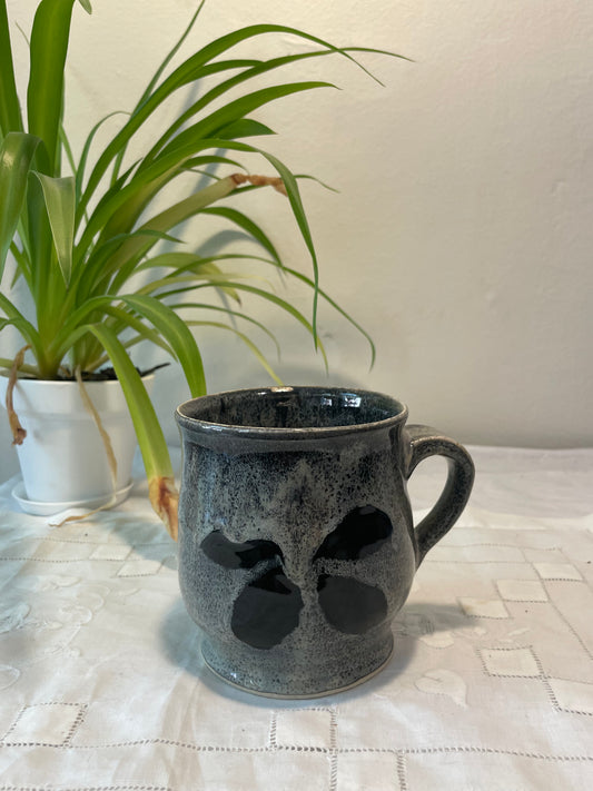 Black Cut Out Butterfly Mug